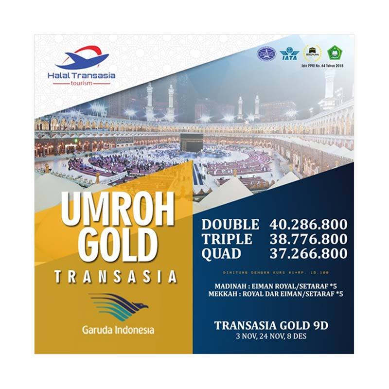 Paket Umroh Gold Halal Transasia [Down Payment]