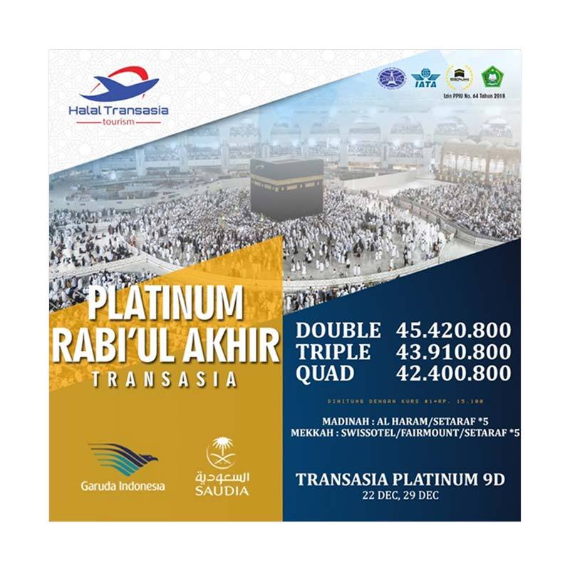 Paket Umroh Platinum Rabiul Akhir Halal Transasia [Down Payment]