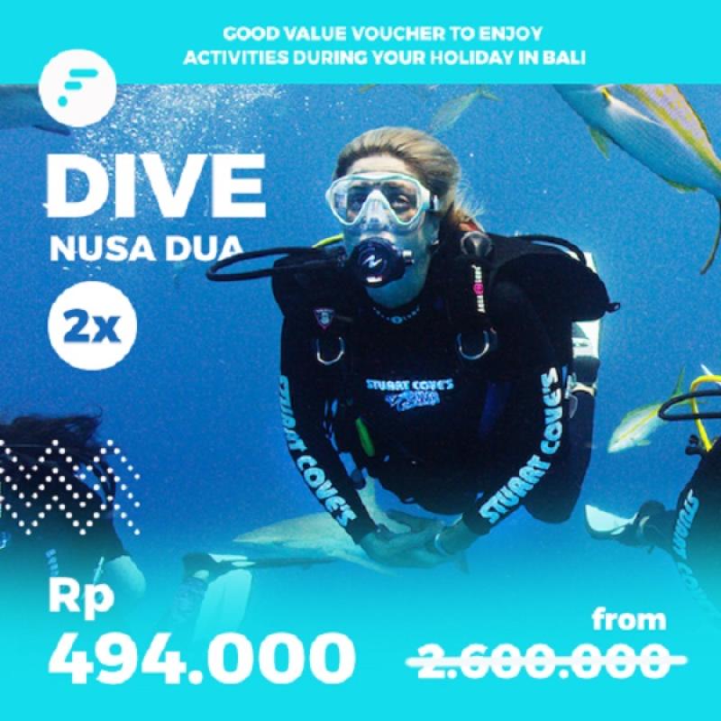 FitAccess – Dive in Nusa Dua Voucher [2x Include Lunch] Rp 573000