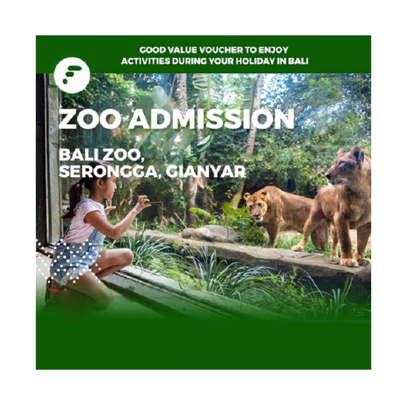 FitAccess Bali Zoo Park Admission Kid E-Voucher