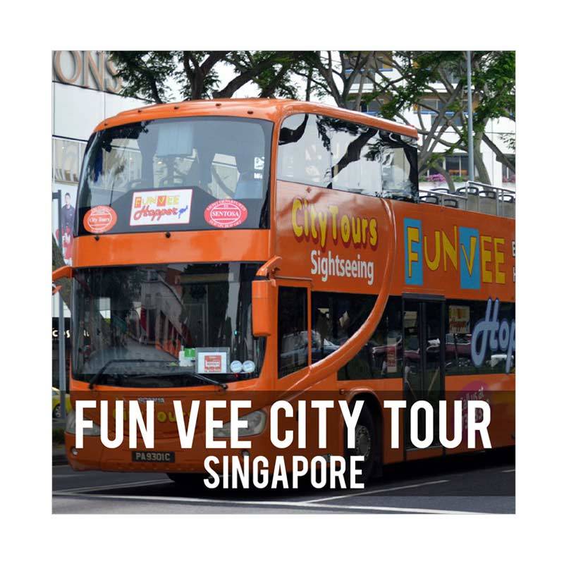 SINGAPORE FunVee City Tour Bus 01 Day E-Voucher