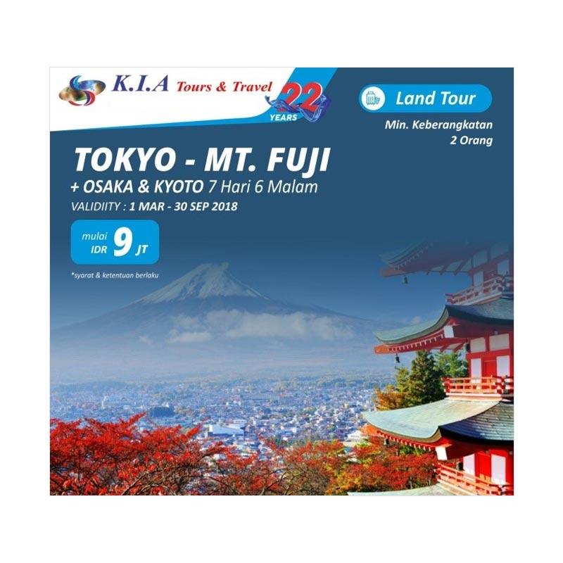 K.I.A Tours & Travel - Tokyo MT Fuji Osaka Kyoto Paket Wisata Internasional [7D6N]