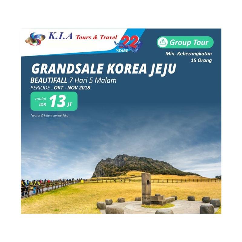 K.I.A Tours & Travel - Grandsale Korea Jeju Beauty Fall Paket Wisata Internasional [7D5N]