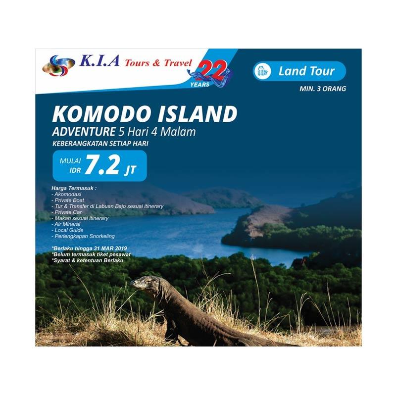 K.I.A Tours & Travel KOMODO ADVENTURE Paket Wisata Domestik [5D4N] Rp 4730638