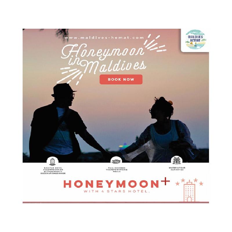 Maldives Hemat Honeymoon 2018 Paket Wisata Internasional [4D3N/4 Stars Hotel]