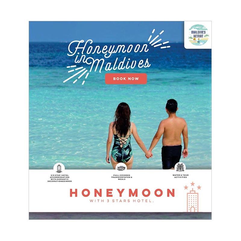 Maldives Hemat Honeymoon Maldives 2018 Paket Wisata Internasional [4D3N/3 Stars Hotel/Flight]