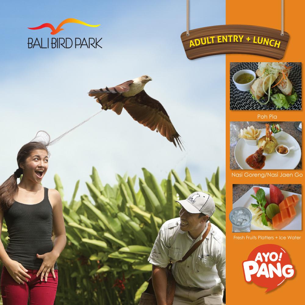 [BALI BIRD PARK] Adult Entry + Lunch