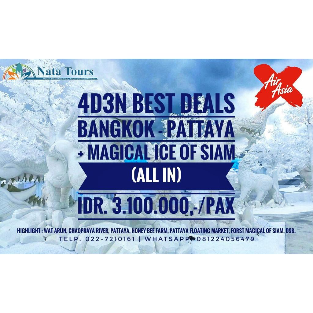 4D3N BEST DEALS BANGKOK - PATTAYA MAGICAL ICE OF SIAM (ALL IN)