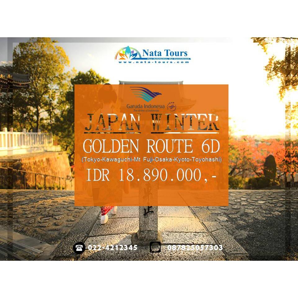 JAPAN WINTER GOLDEN ROUTE 6D By GARUDA INDONESIA