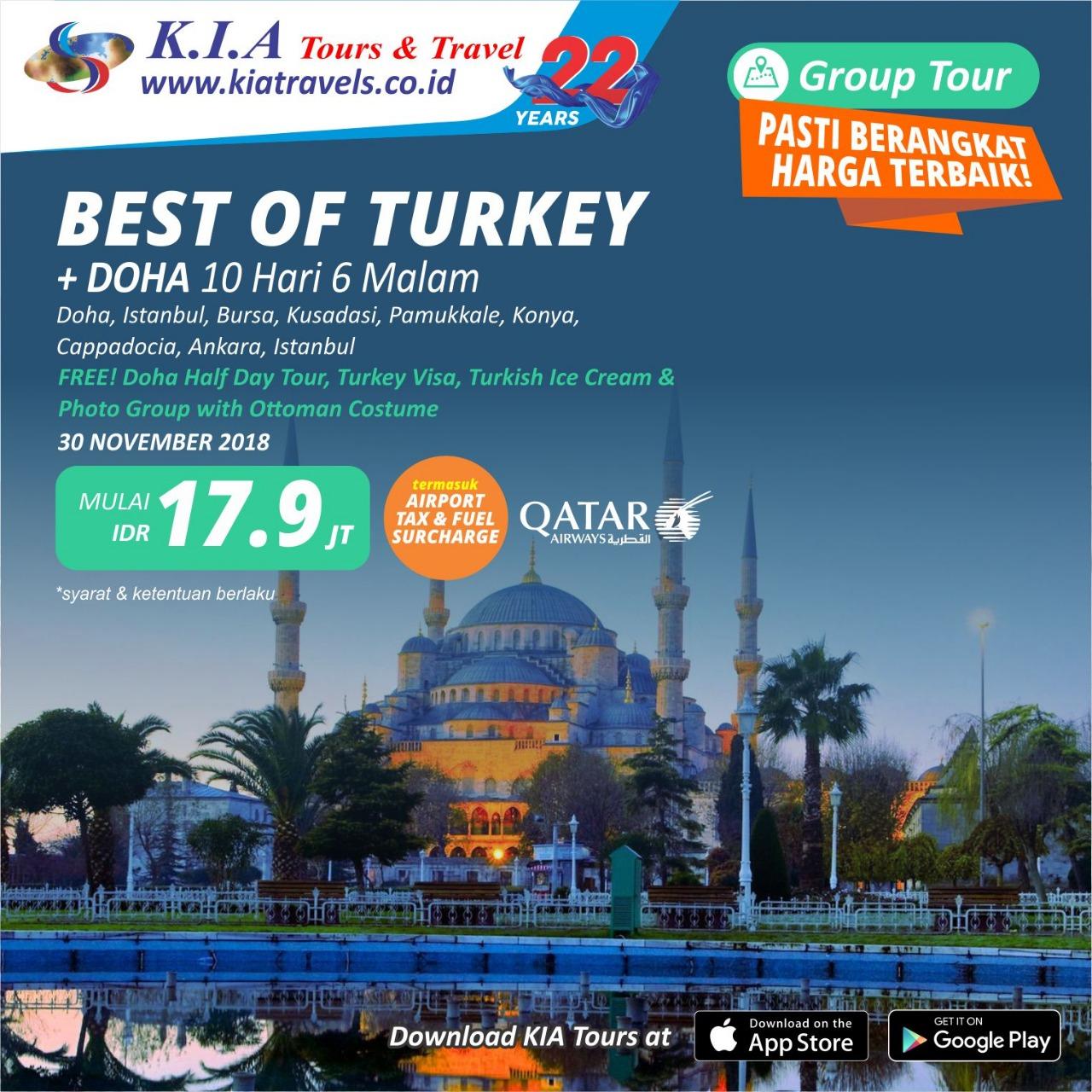 Tour Turkey - Best Of Turkey + Doha by QR