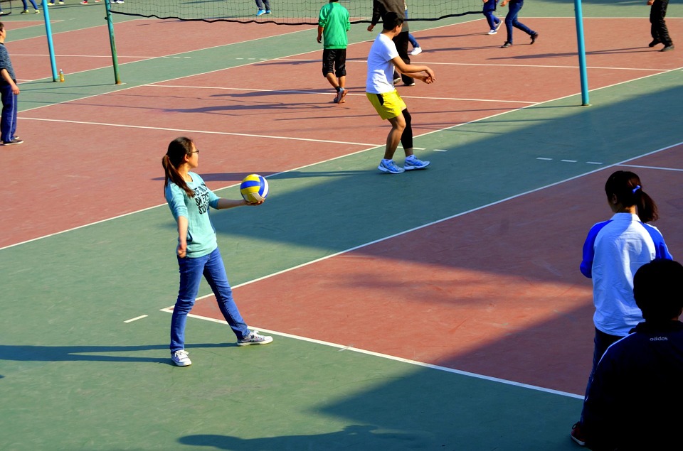 Lapangan Bola Voli di Temanggung Jawa tengah