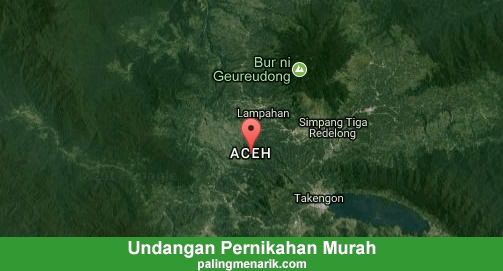 Murah Undangan Pernikahan di Aceh