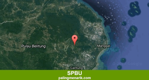 Pom Bensin SPBU di Belitung timur