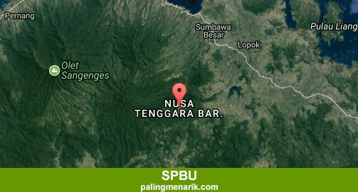 Pom Bensin SPBU di Nusa tenggara barat