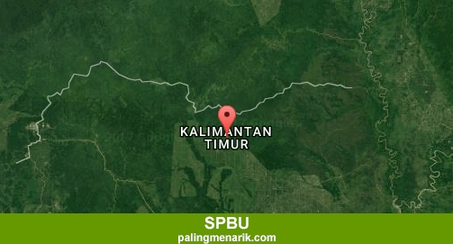 Pom Bensin SPBU di Kalimantan timur