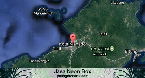 Jasa Neon Box di Kota Manado